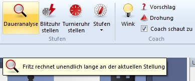 Dauernanalyse starten Dauernanalyse starten