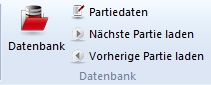 Start the database window in Fritz