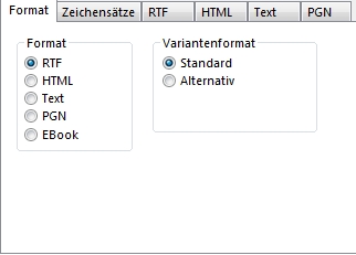 Different formats