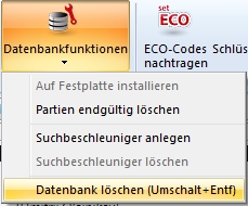 Delete databases