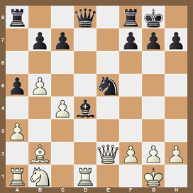 fen:r2q1rk1/1pp2ppp/8/pP2n3/2Pb4/P7/1B2QPPP/RN1R2K1 w - - 0 1;