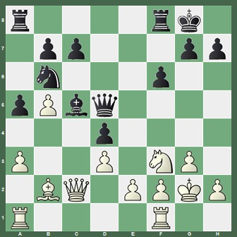 fen:r4rk1/1pp3pp/1n3p2/pPbq4/3p4/P2P1NP1/1BQ1PPKP/R4R2 w - - 0 1;Yd1c2