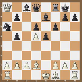 fen:Q1bq1rk1/1p2b1pp/n2p1p2/1p1Pp3/8/8/PPPB1PPP/R3KB1R b KQ - 0 1 v;