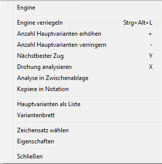 Context menu