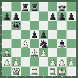 fen:2rr2k1/pp3ppp/1q6/3pp3/2P1n1b1/B2BP3/PP3PPP/1Q1R1RK1 w - - 0 1;