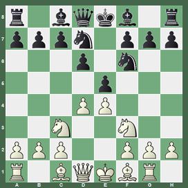 fen:r1bqkb1r/pppn1ppp/3p1n2/4p3/3PP3/2N2N2/PPP2PPP/R1BQKBR1 w Qkq - 0 1;